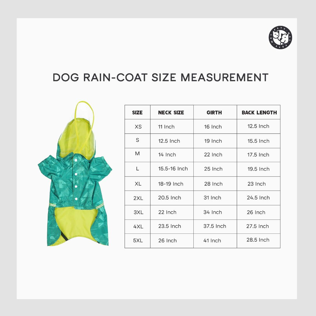 Haze Dog Raincoat-Cobalt