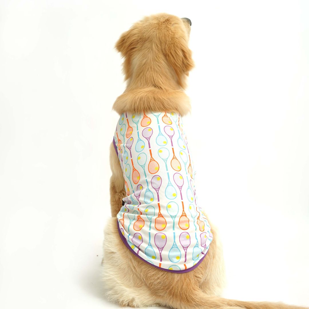 Retro Fun Dog Vest Combo - Pack of 2