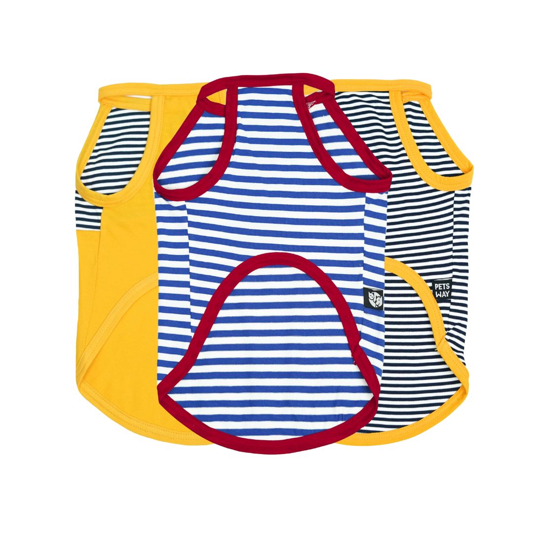 Fetch Dog Vest Combo - Pack of 3