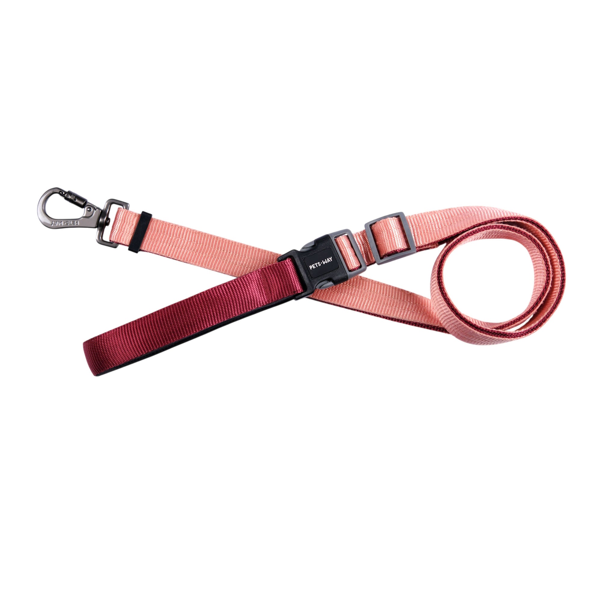 PEACH & WINE MULTIPURPOSE FLEX LEASH