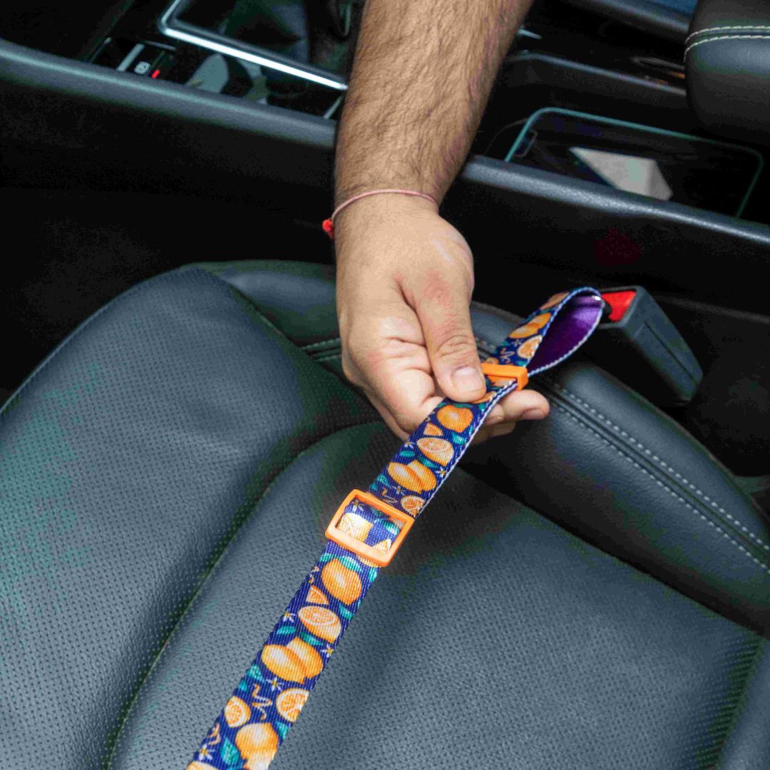 Blossom Printed Car Seat Belt