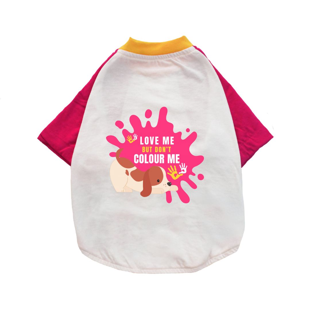 Holi Dog T-Shirt - Magenta