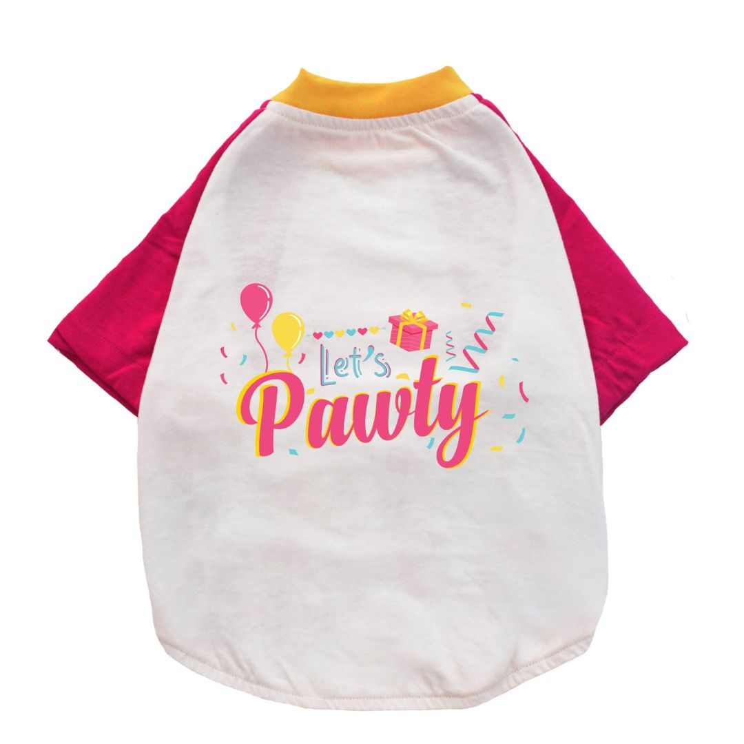 Birthday Dog T-Shirt - Magenta