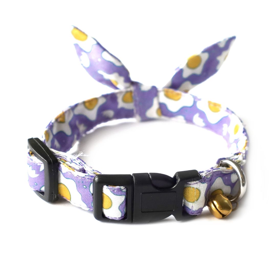 Egg Fry Puppy & Cat Collar Leash Set