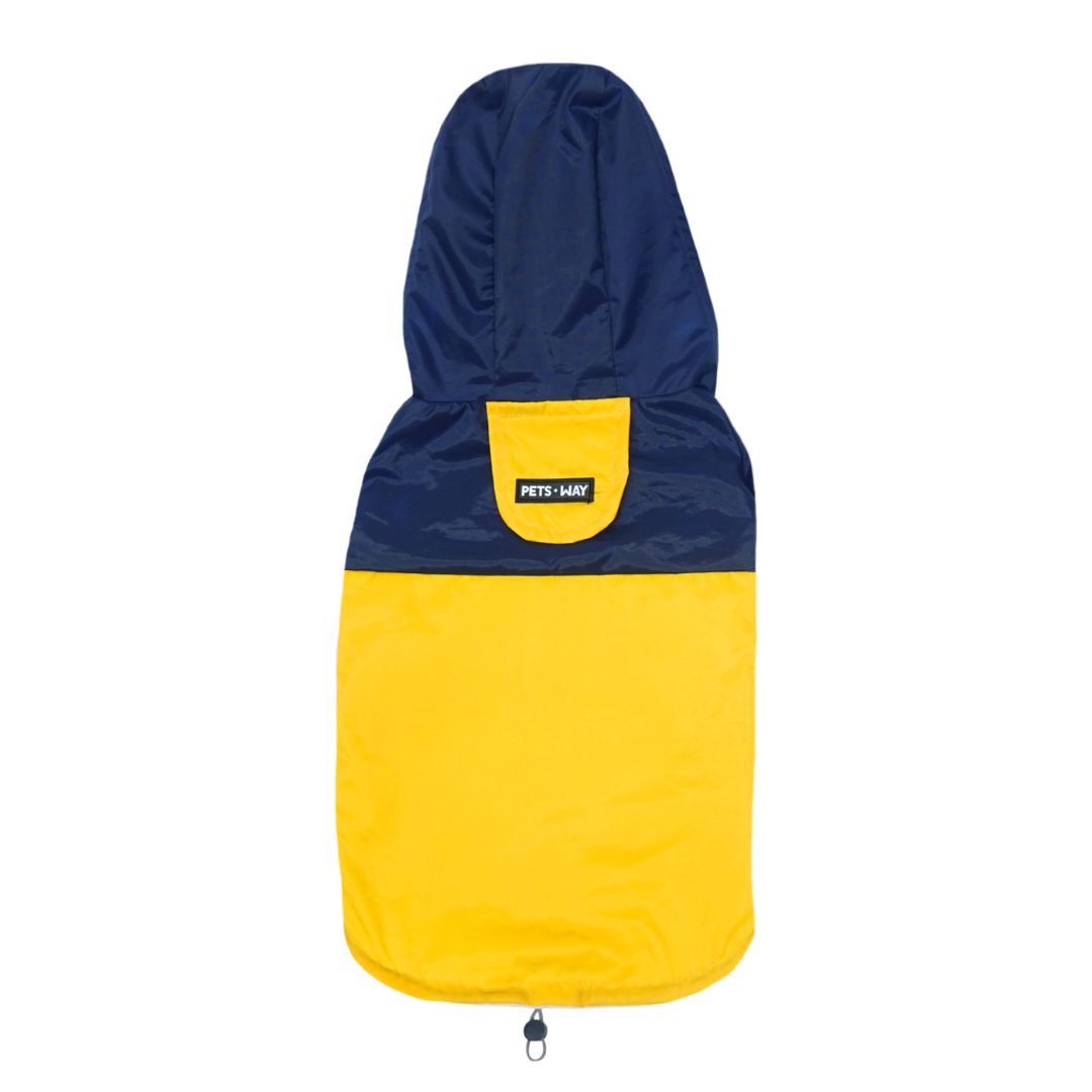 Rainstorm Dog Raincoat-Canary