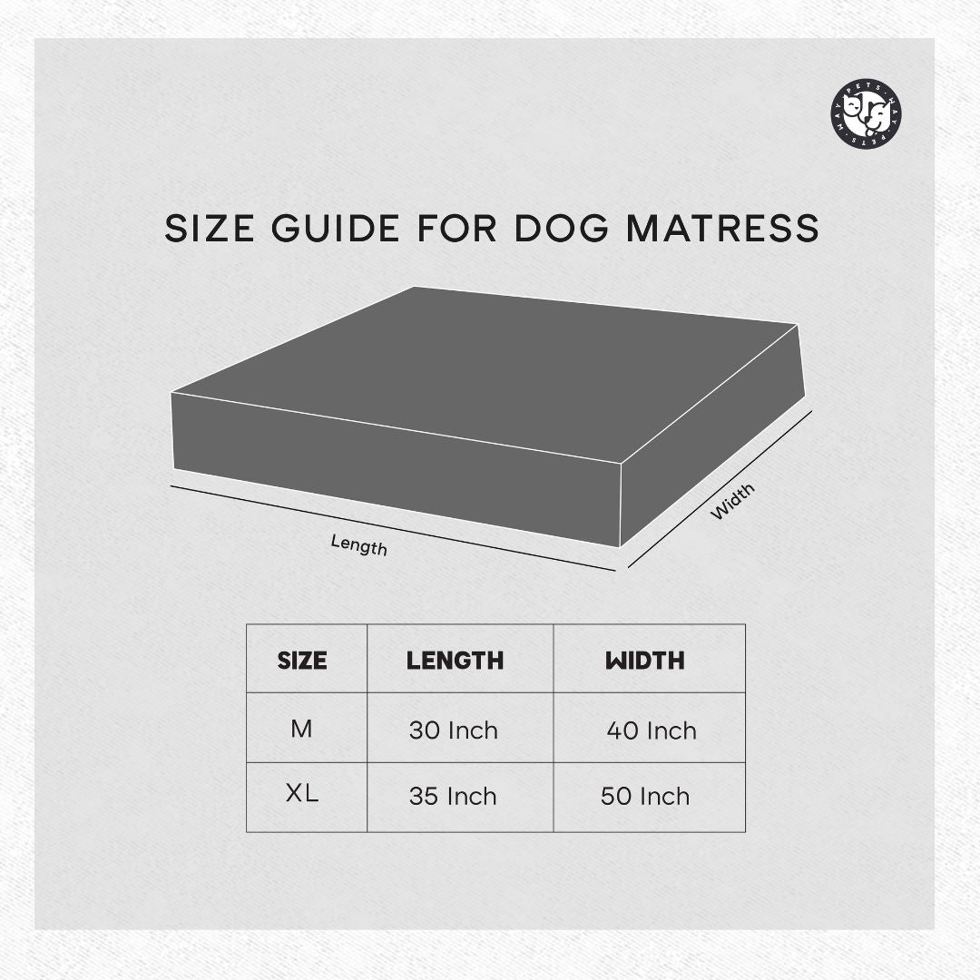 Ash Velvet Mattress for Dogs