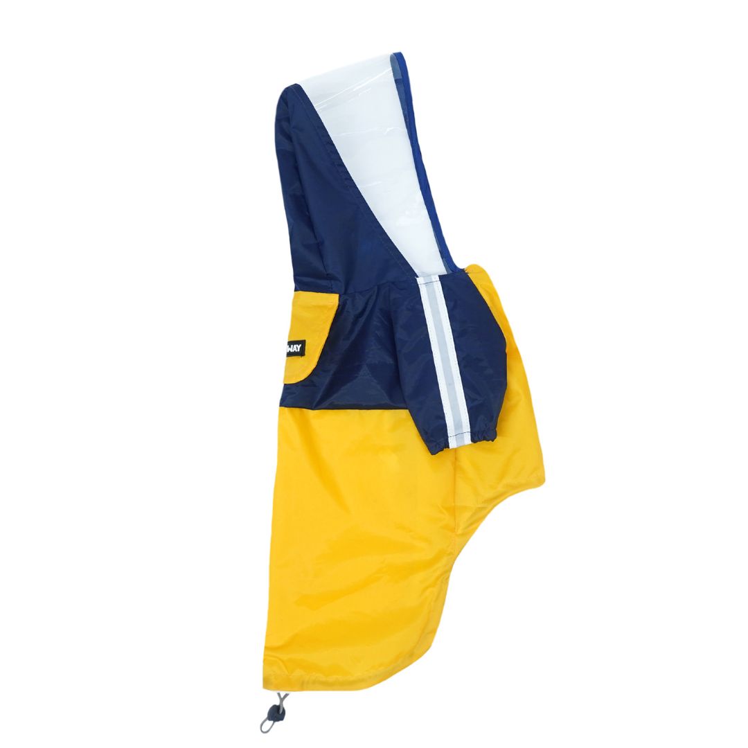 Rainstorm Dog Raincoat-Canary