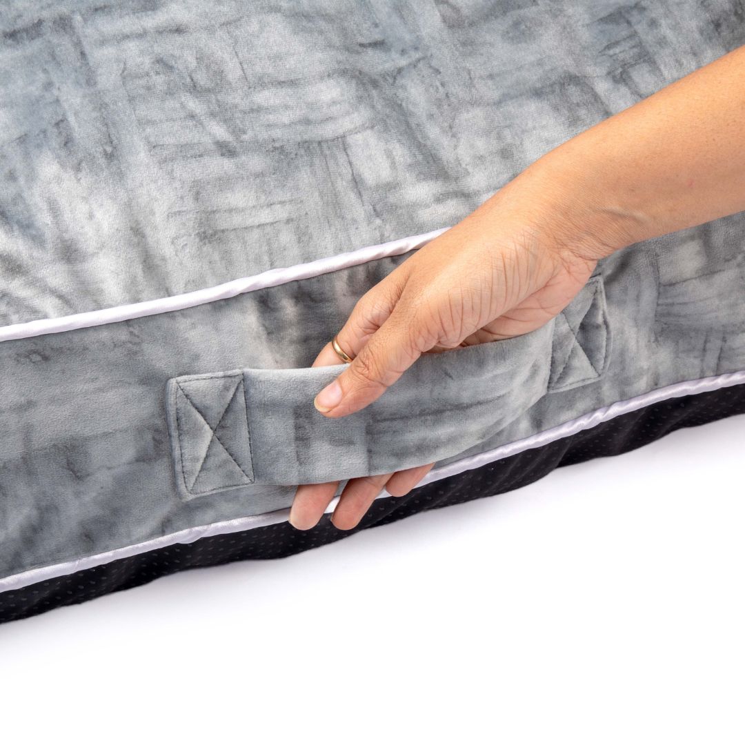 Ash Velvet Mattress for Dogs