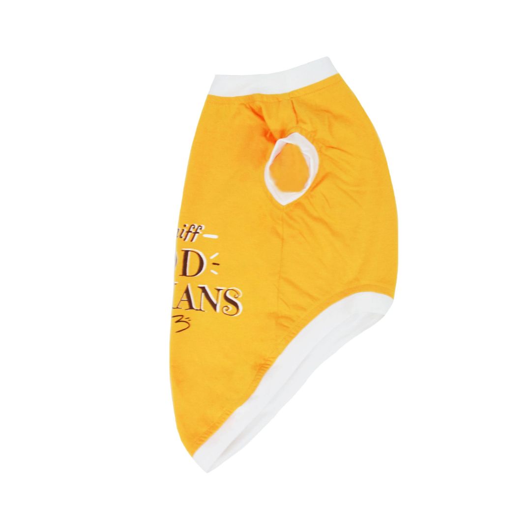 half side of Amber Dog sleeveless T-shirt-petsway