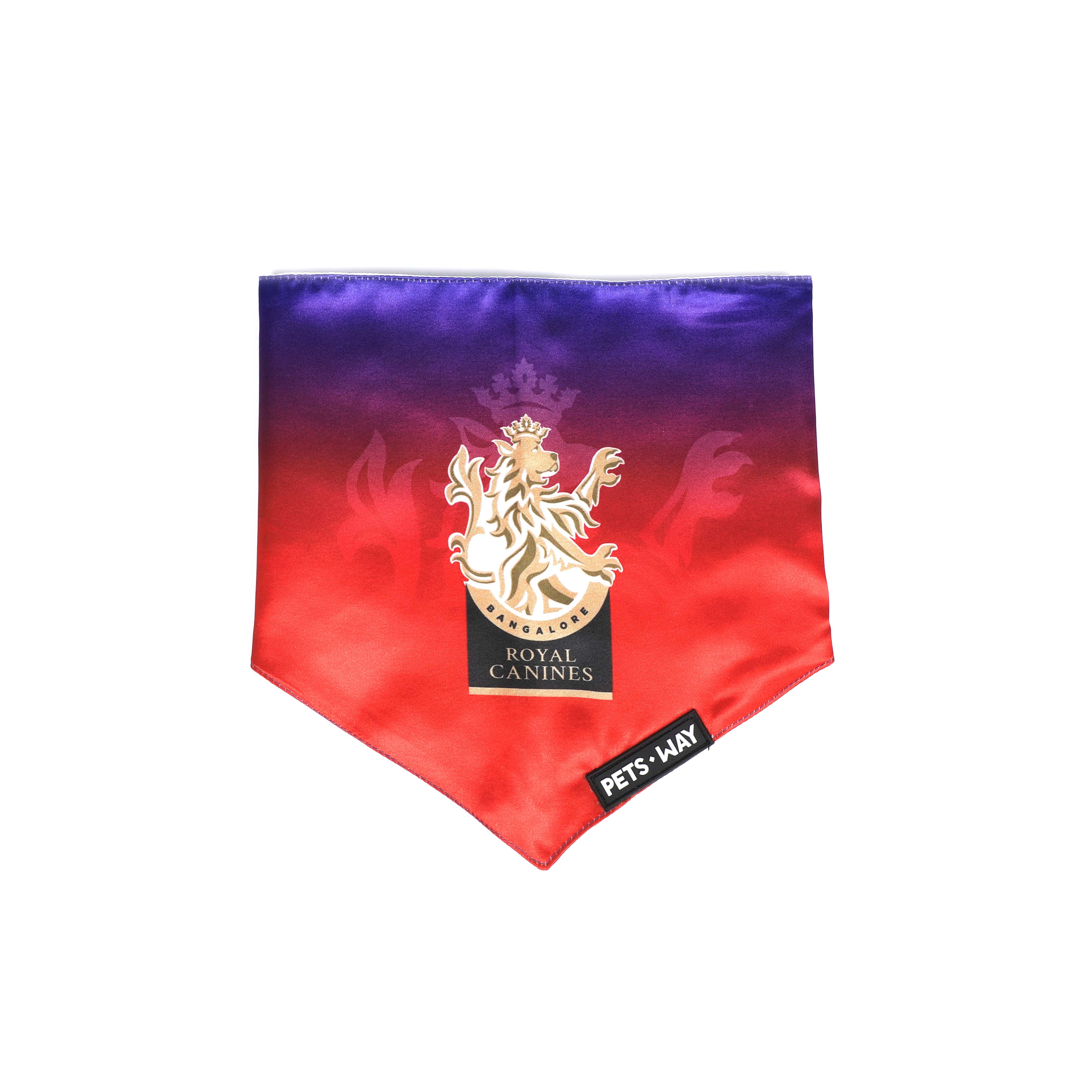 RCB IPL Dog Bandana