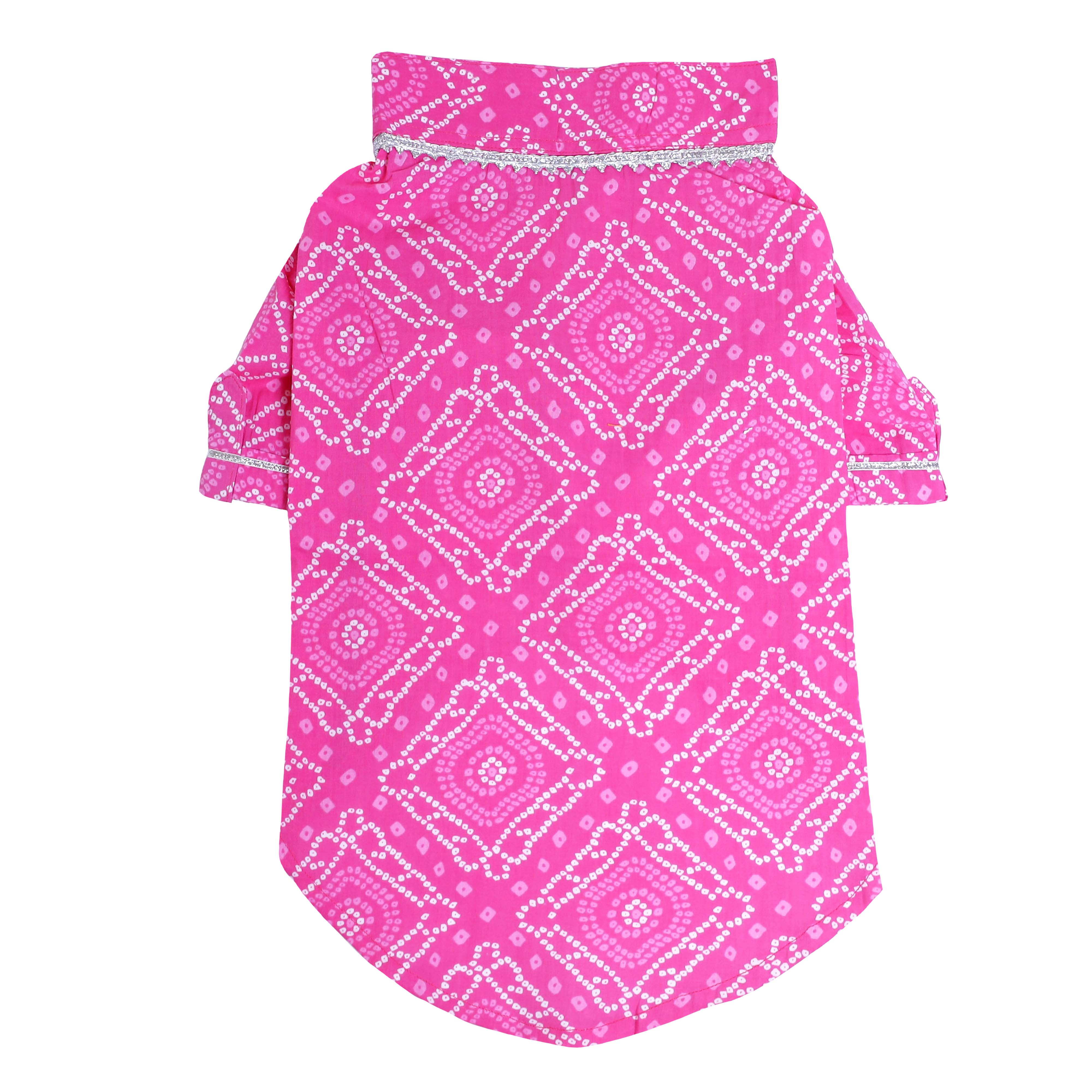 Bandhani - Pink Dog kurta