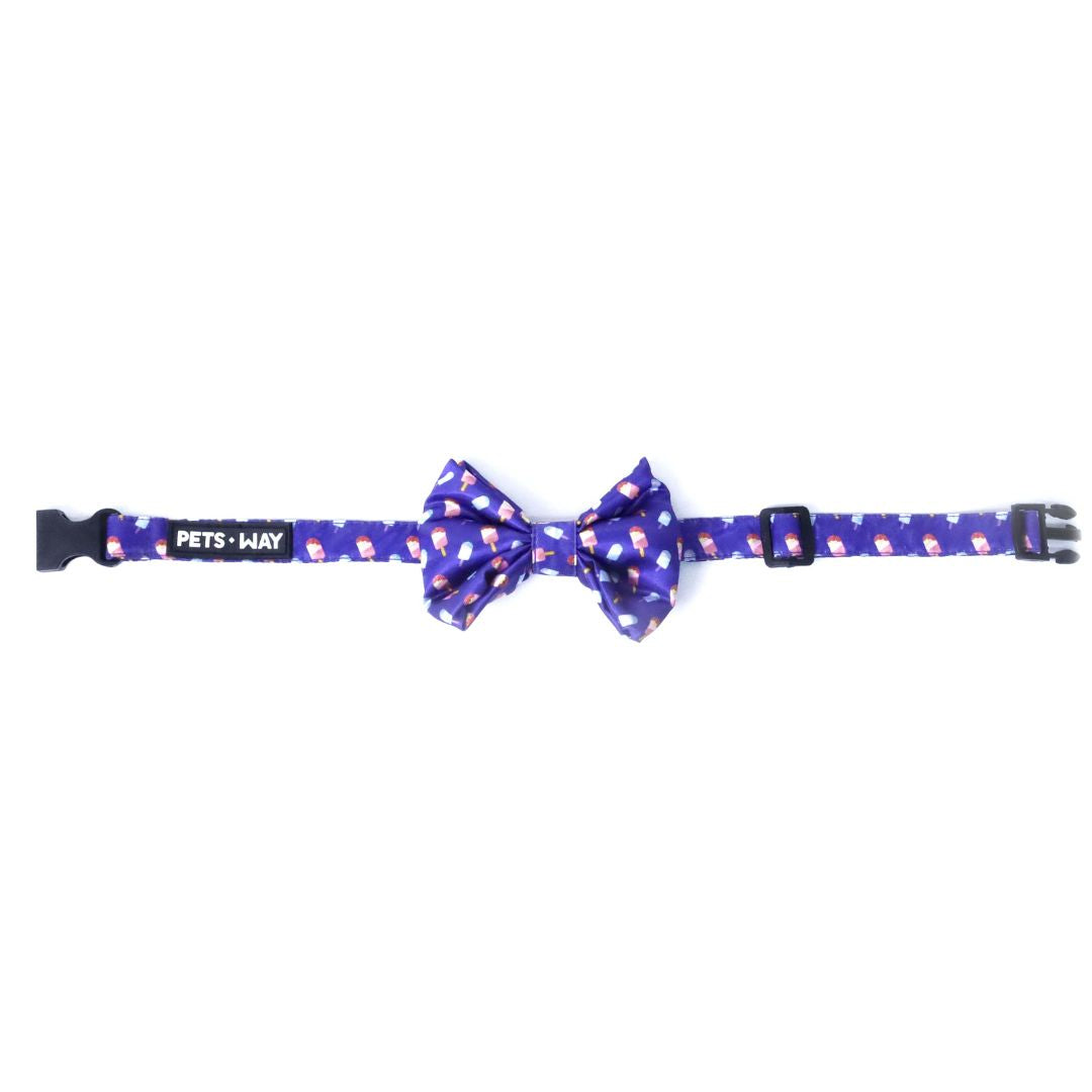 front of Candy Crush Bow Tie-petsway