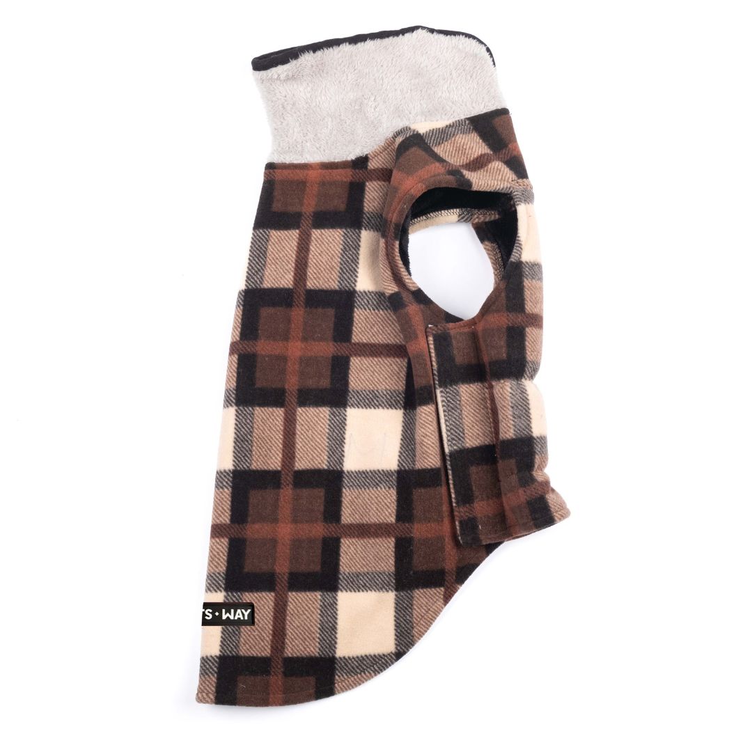 Adorable Checks - Brownie Dog Jacket Petsway