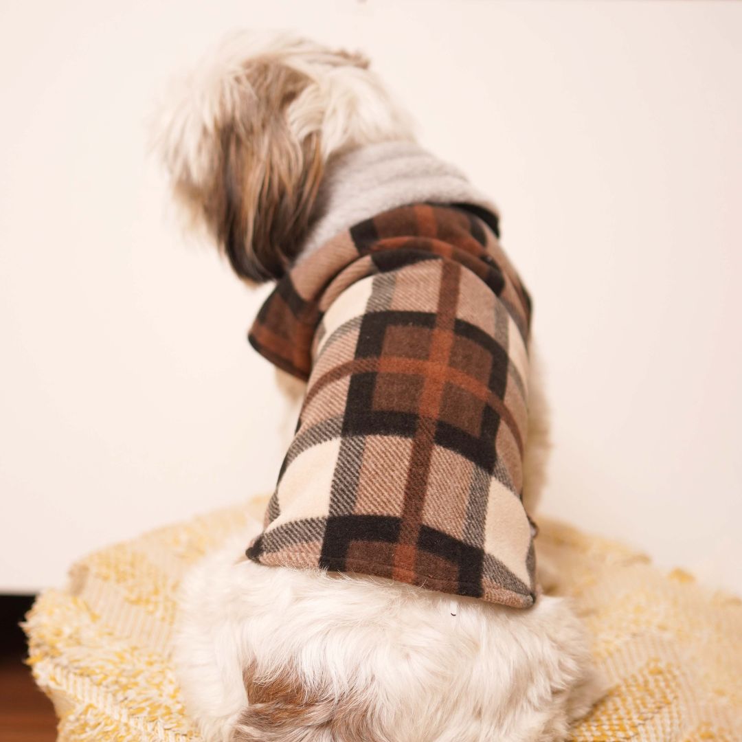 Back of Checks - Brownie Dog Jacket
Petsway