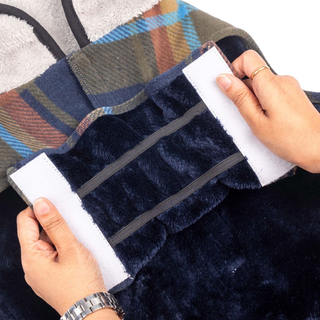 Front velcro for easy On/Off Petsway