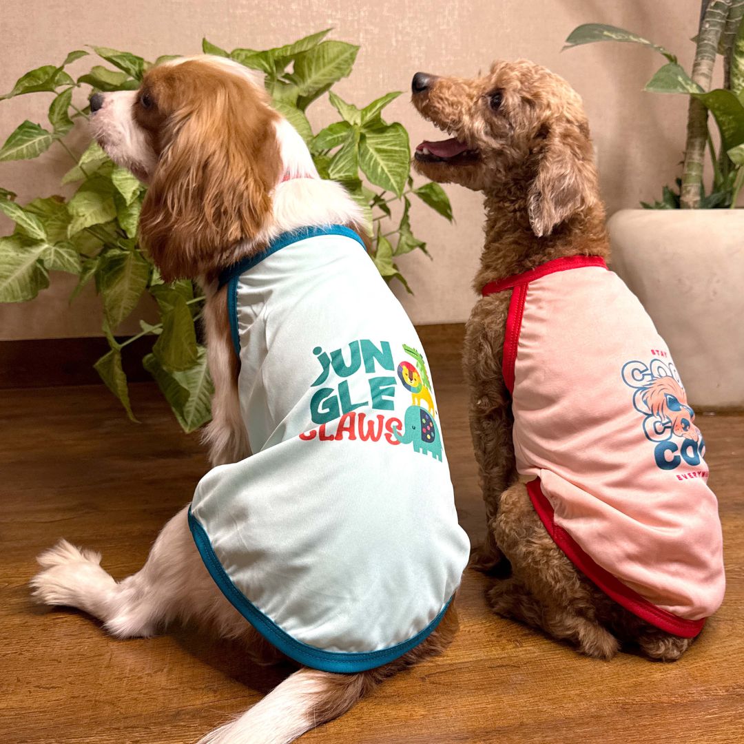 Back of cool pup's combo vest Petsway