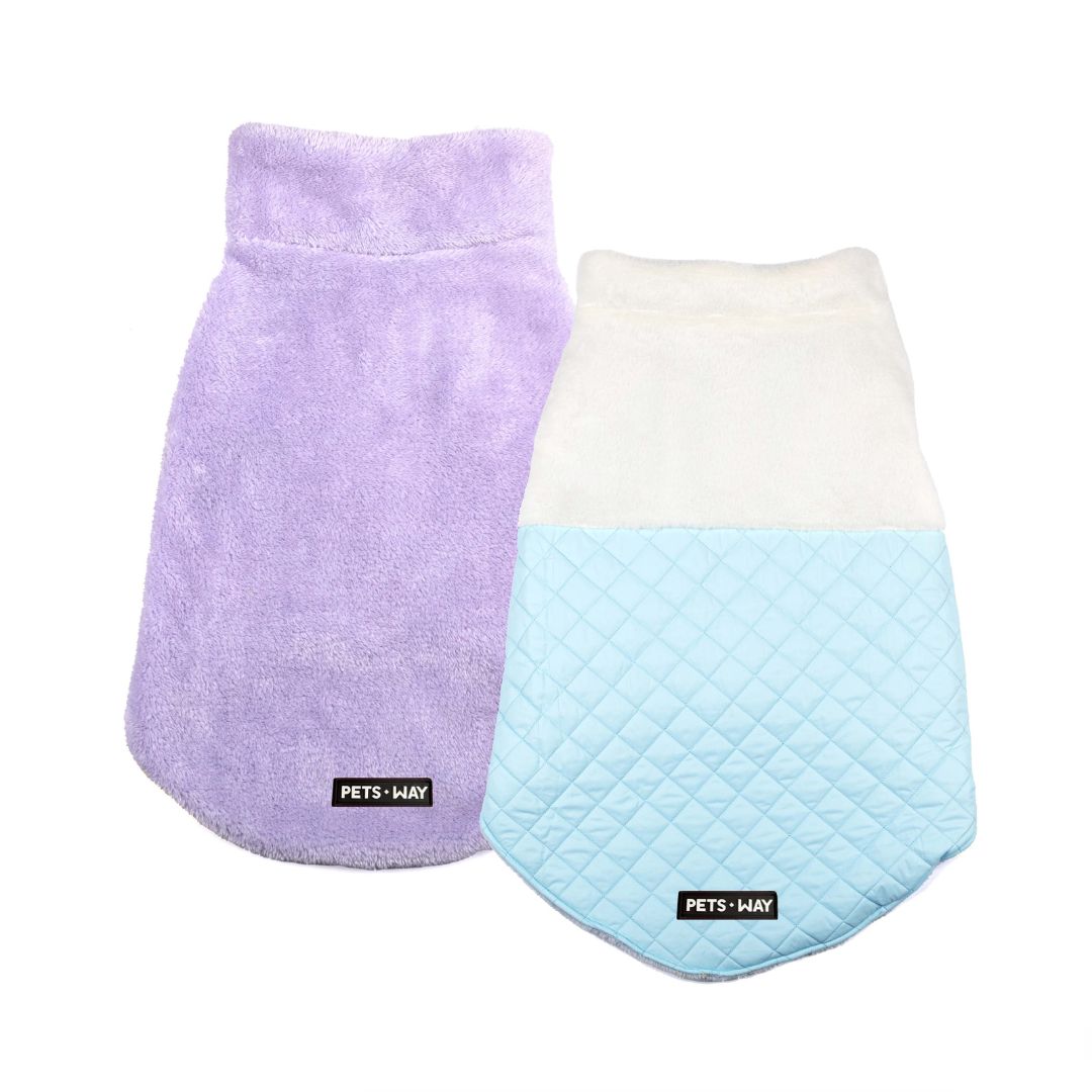 CozyQuilt - Sky Reversible Dog Jacket Petsway