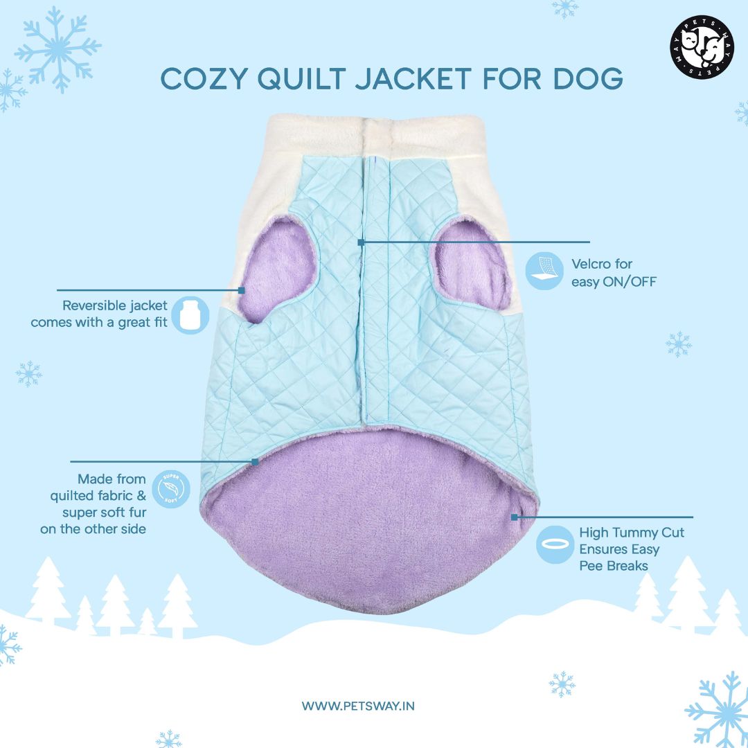 Featured image for cozy Quilt Jacket For Dog Petsway