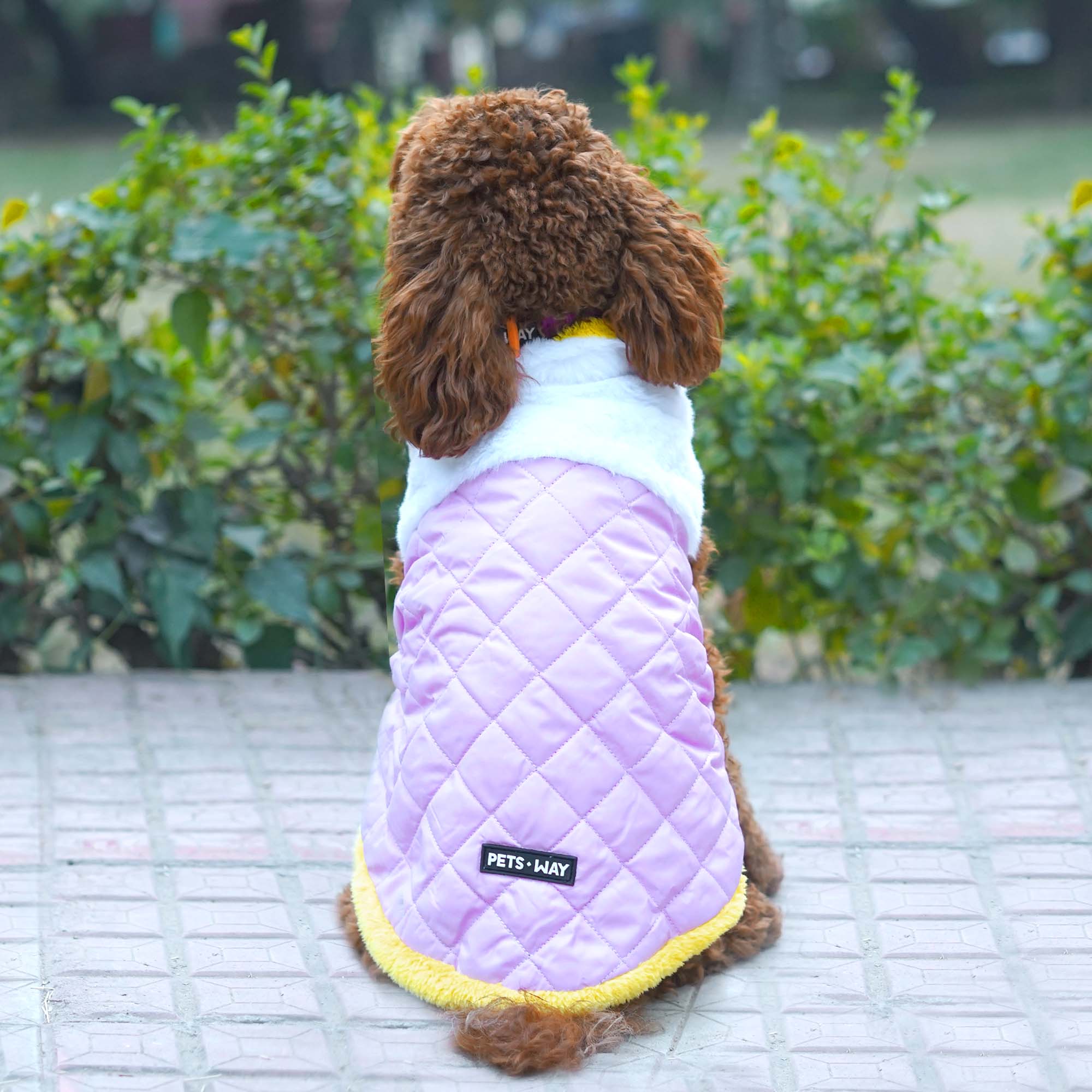 CozyQuilt - Mauve Reversible Dog Jacket