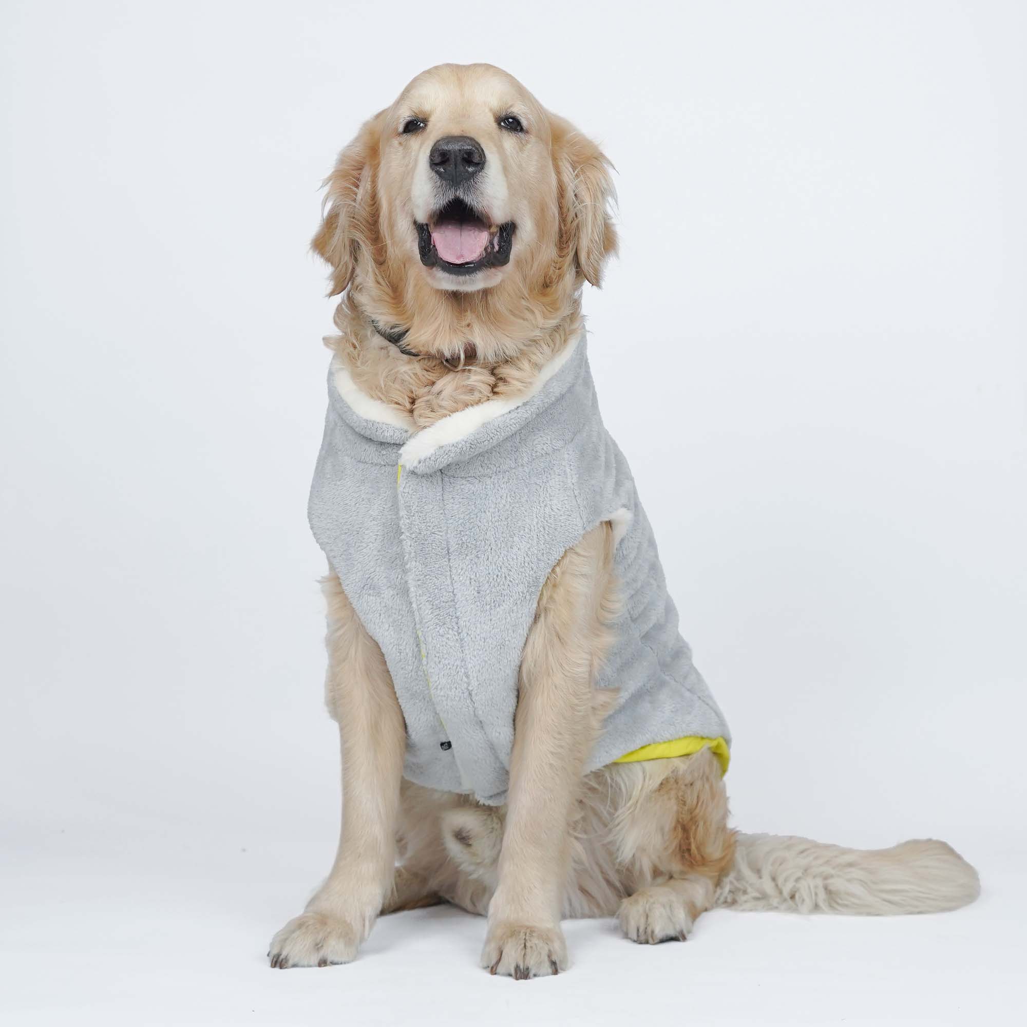 CozyQuilt - Yellow Reversible Dog Jacket