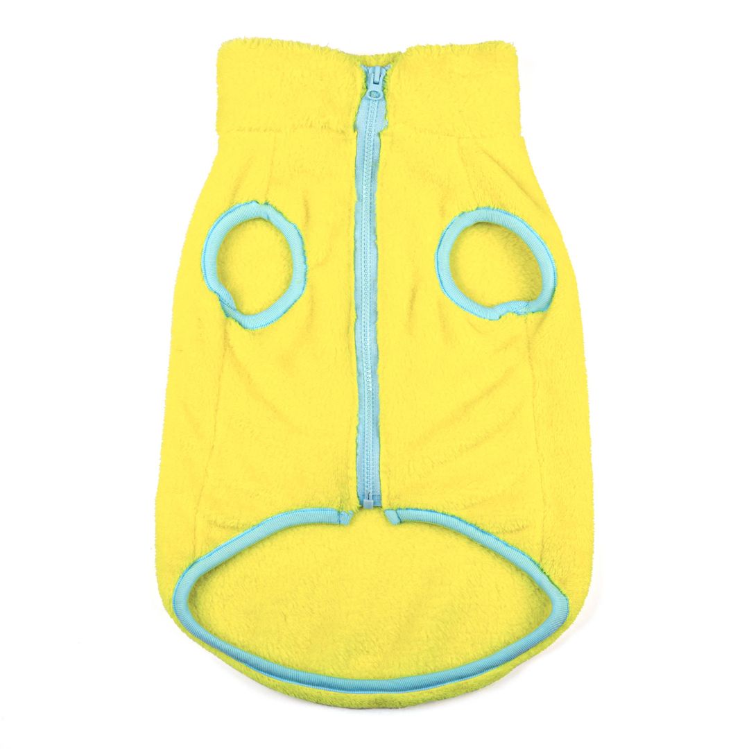 Front of Crazy Fur - Yellow Dog Jacket Petsway