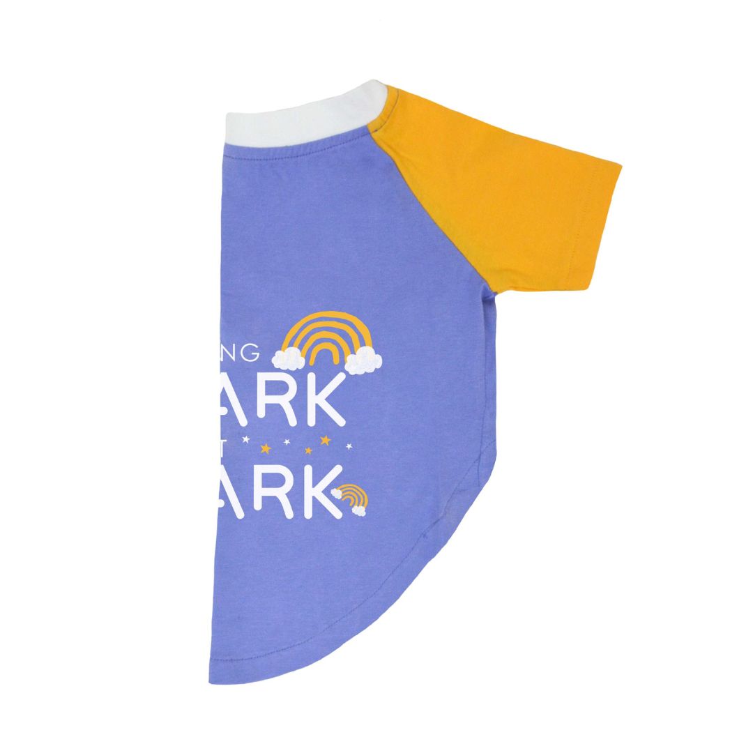 half of Dust Blue Dog T-Shirt-petsway