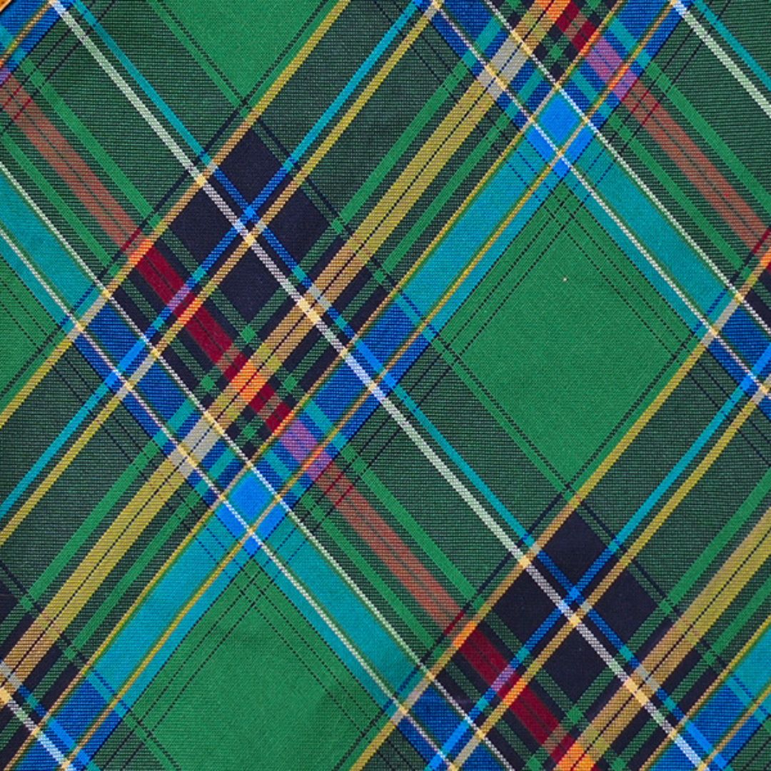 print of Elf Checks Bandana-petsway