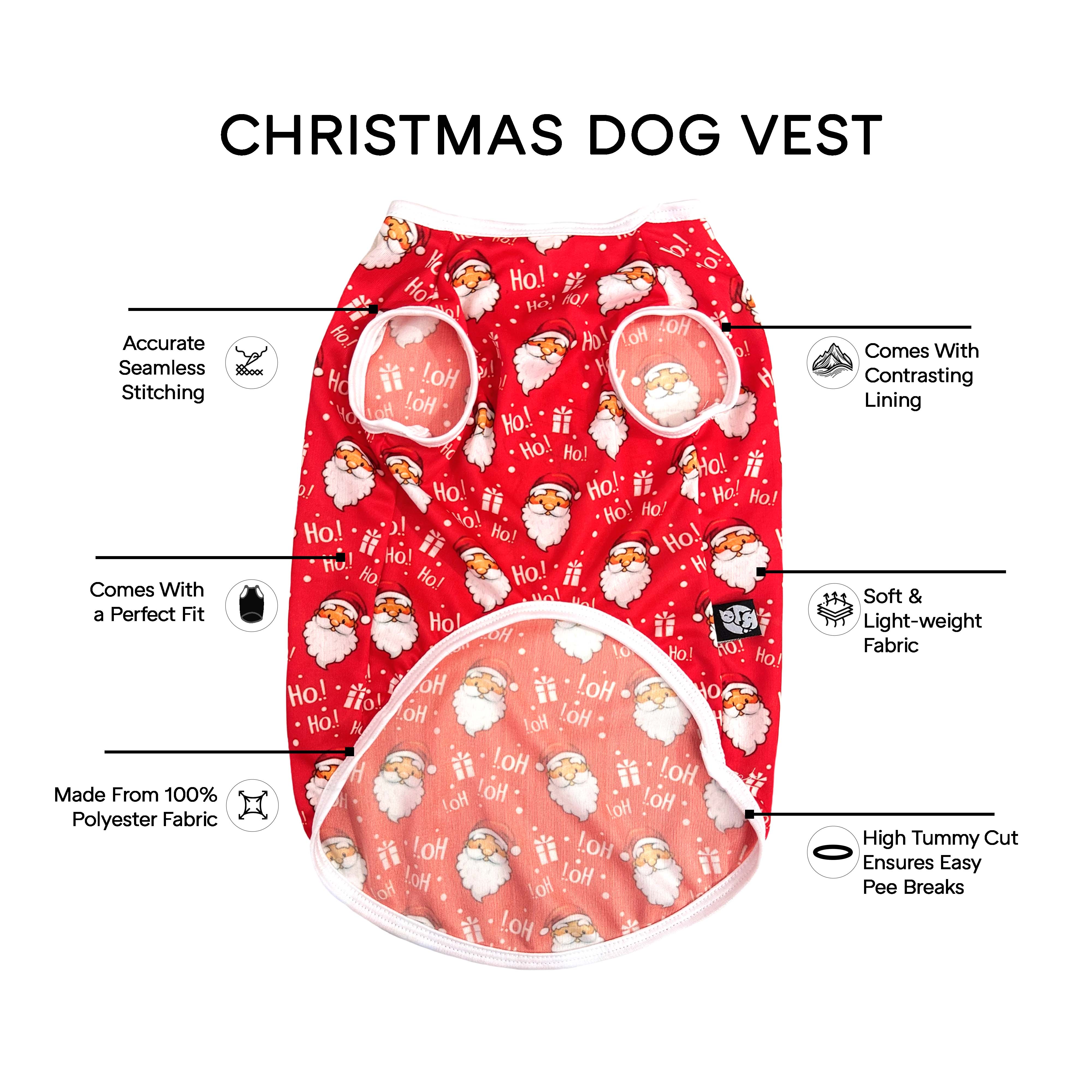 Santa Paws Combo Dog Vest