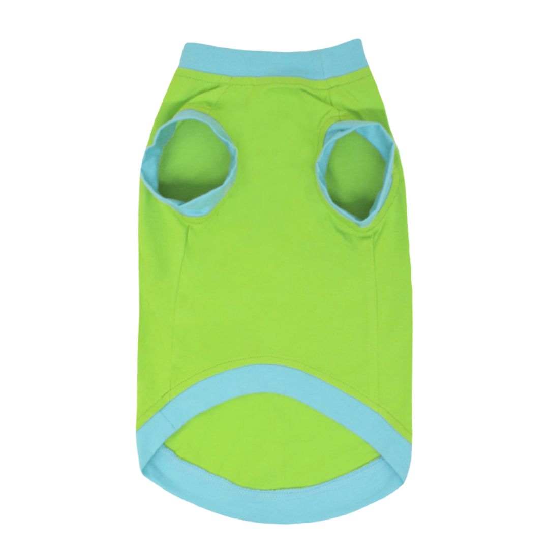 front of Fern Green Dog T-Shirt-petsway