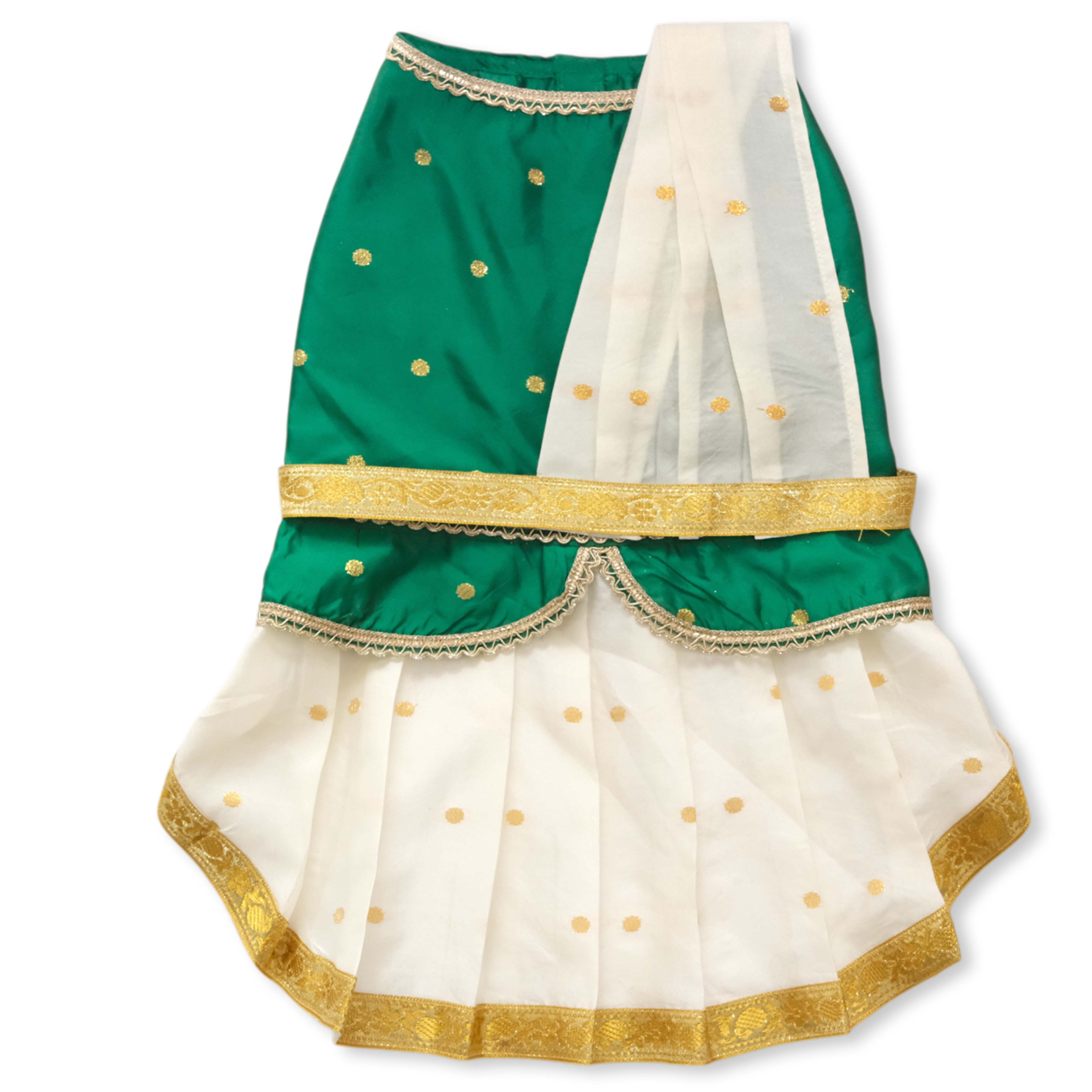 Korvai Dress With Dupatta