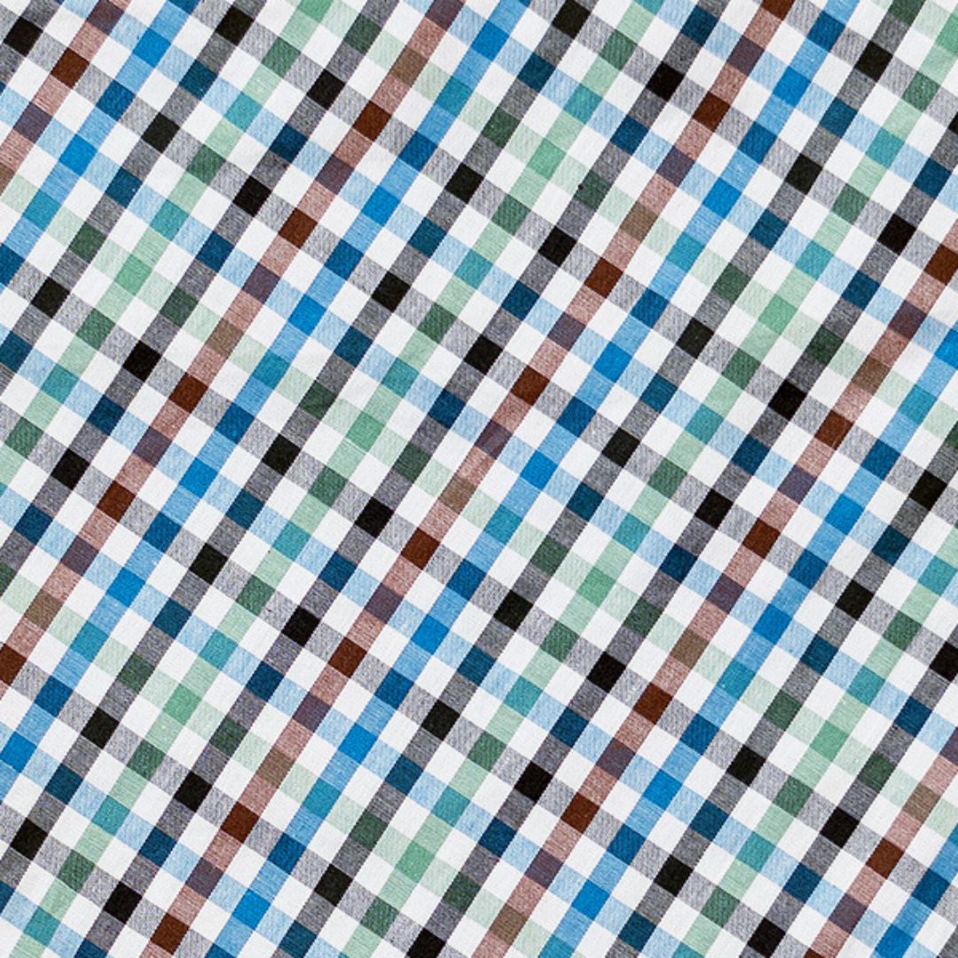 print of Forest Gingham Bandana-petsway