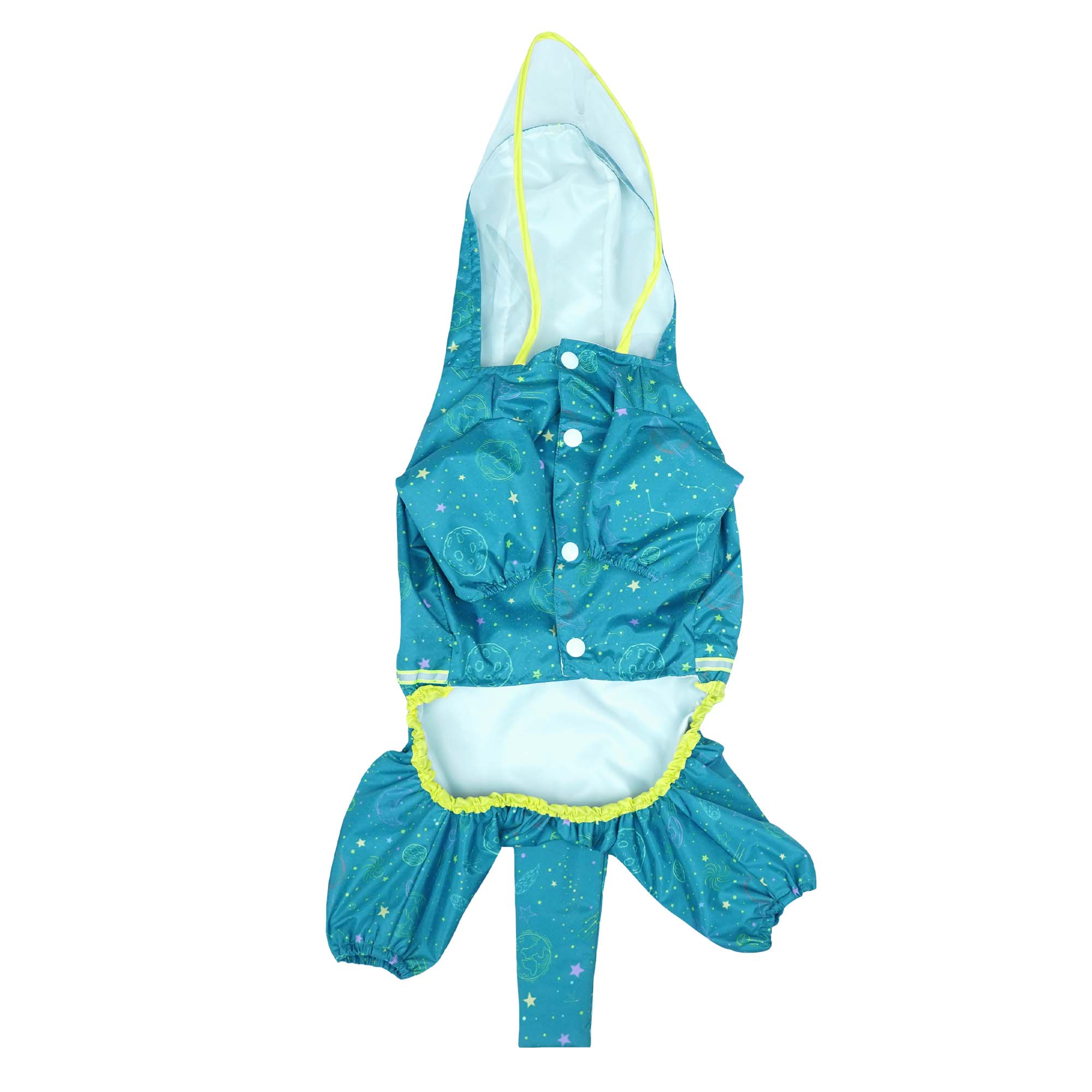 Furcast Spaceship Dog Raincoat