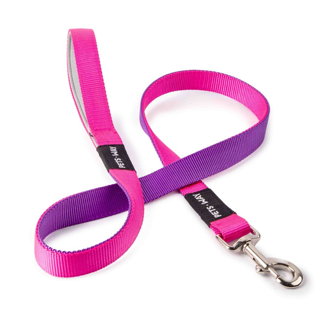 Fuschia Amethyst Dog Leash-petsway