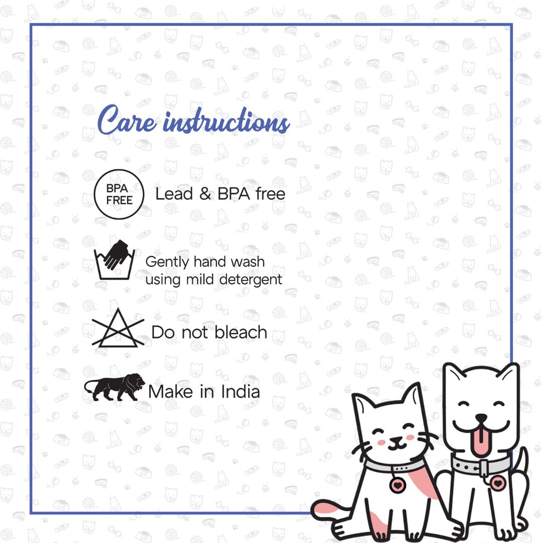 care instructions for Fuschia & Sky Dual Color Dog Leash-petsway