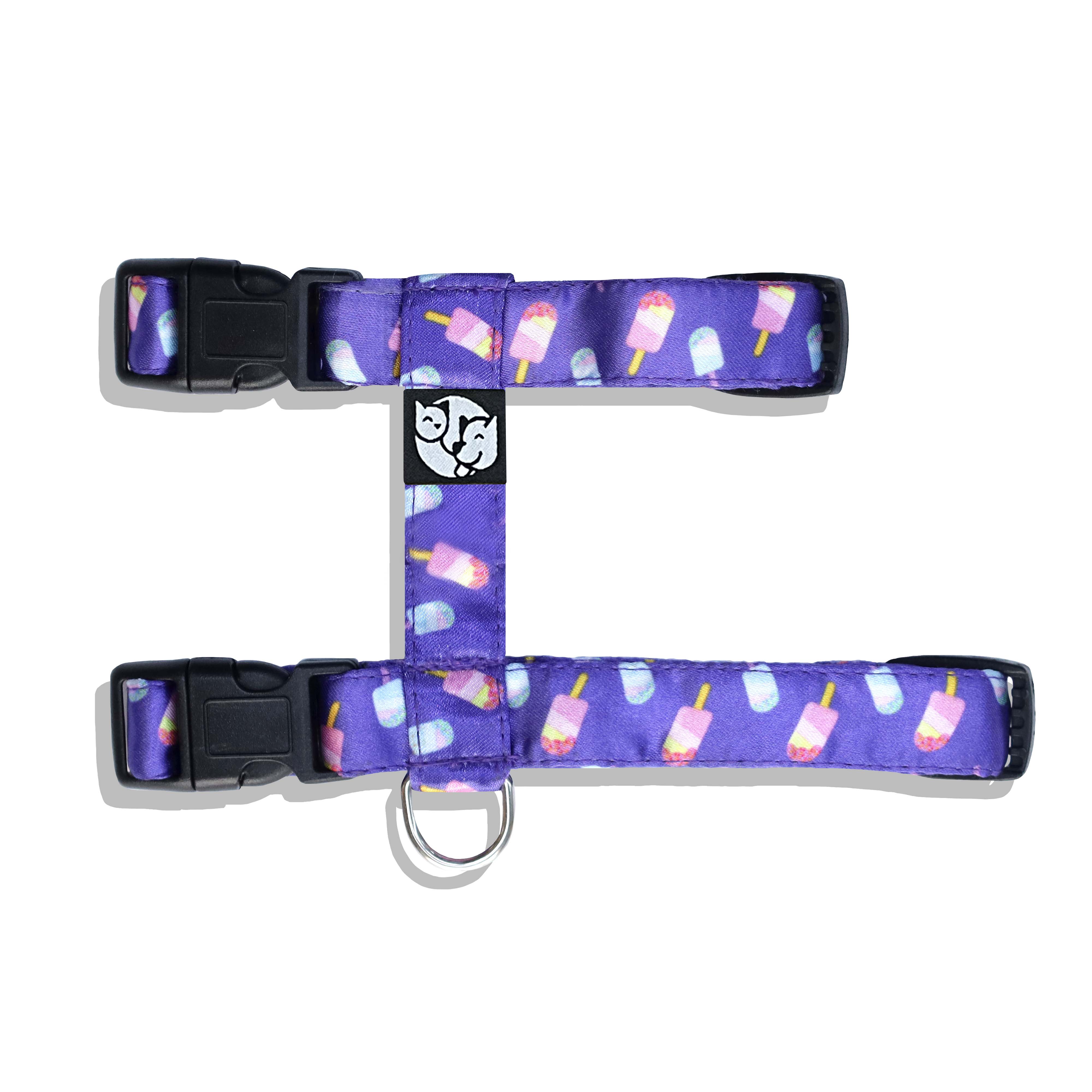 Candy Crush Puppy & Cat Collar Leash Harness Set