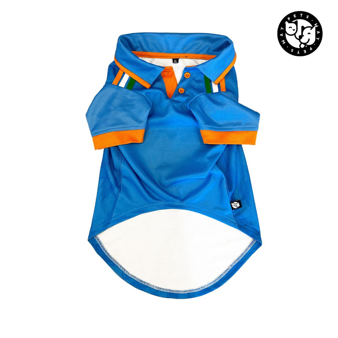 front of India Cricket Dog Jersey-petsway