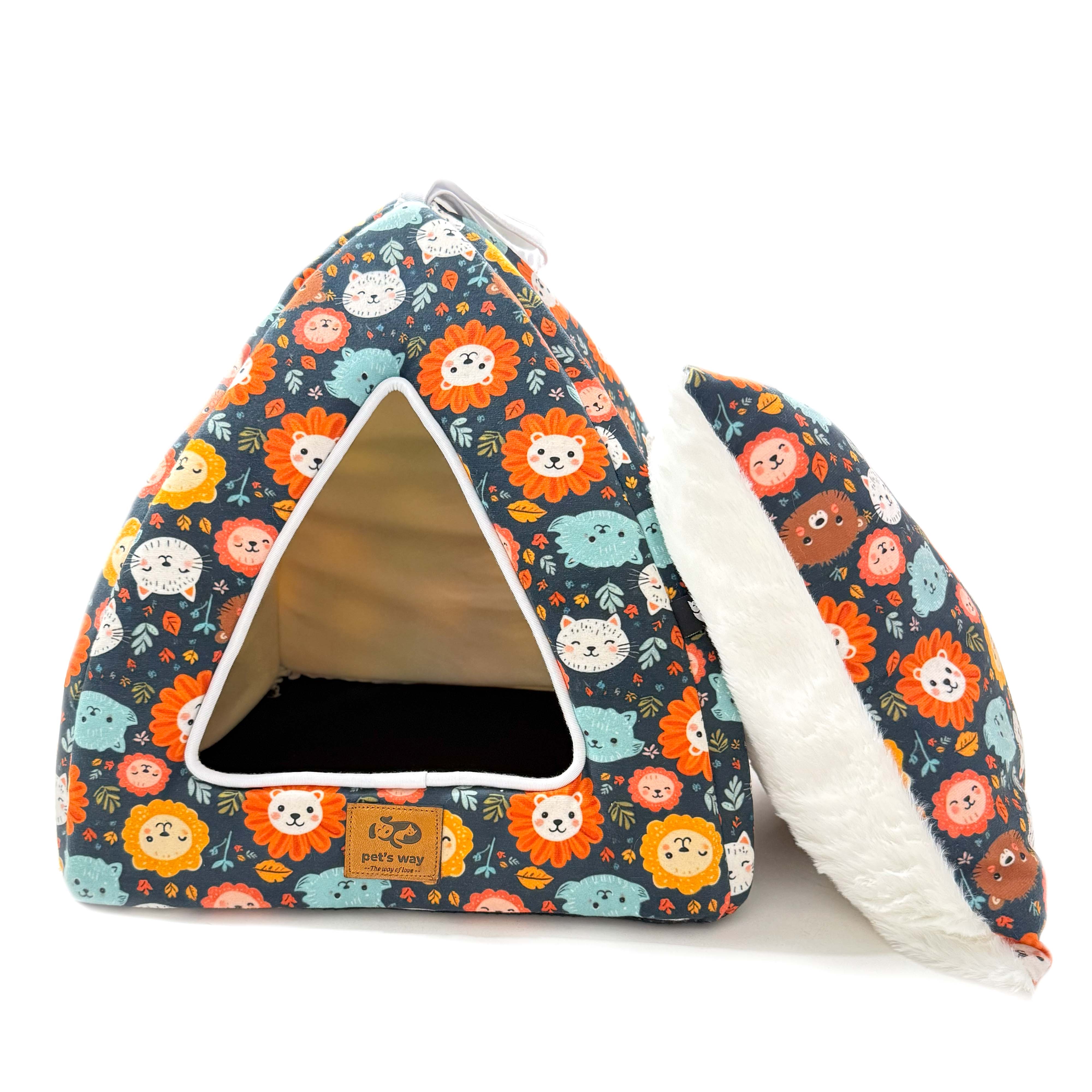 Jungle - Cat Bed with Pillow