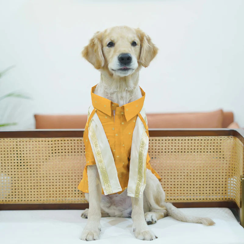 Bandhani Mundu Kurta BY Combo