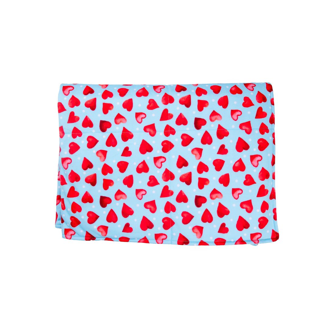 Front of Little heart Blanket Petsway