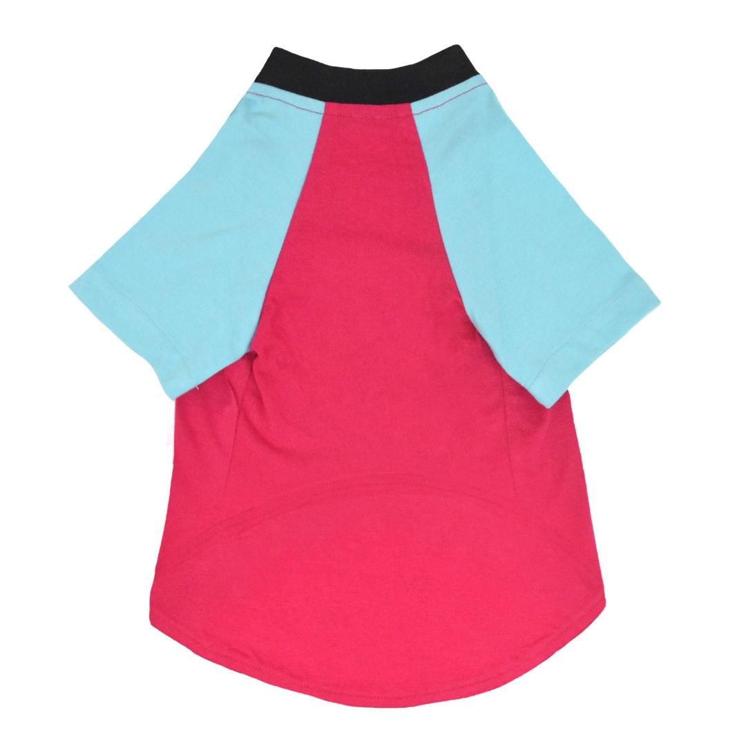 front side of Magenta Dog T-Shirt-petsway