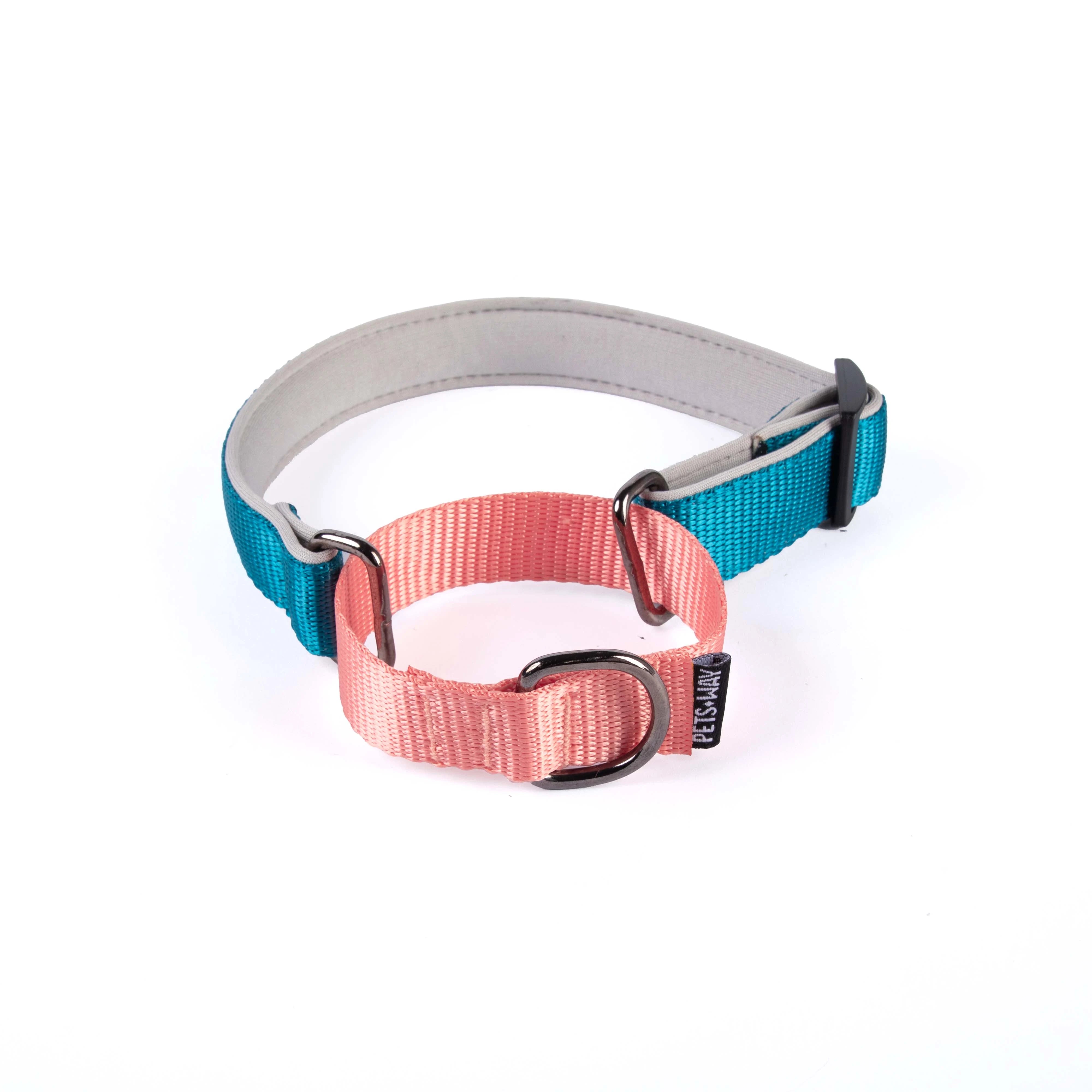 Emerald & Peach - Maritangle Dog collar