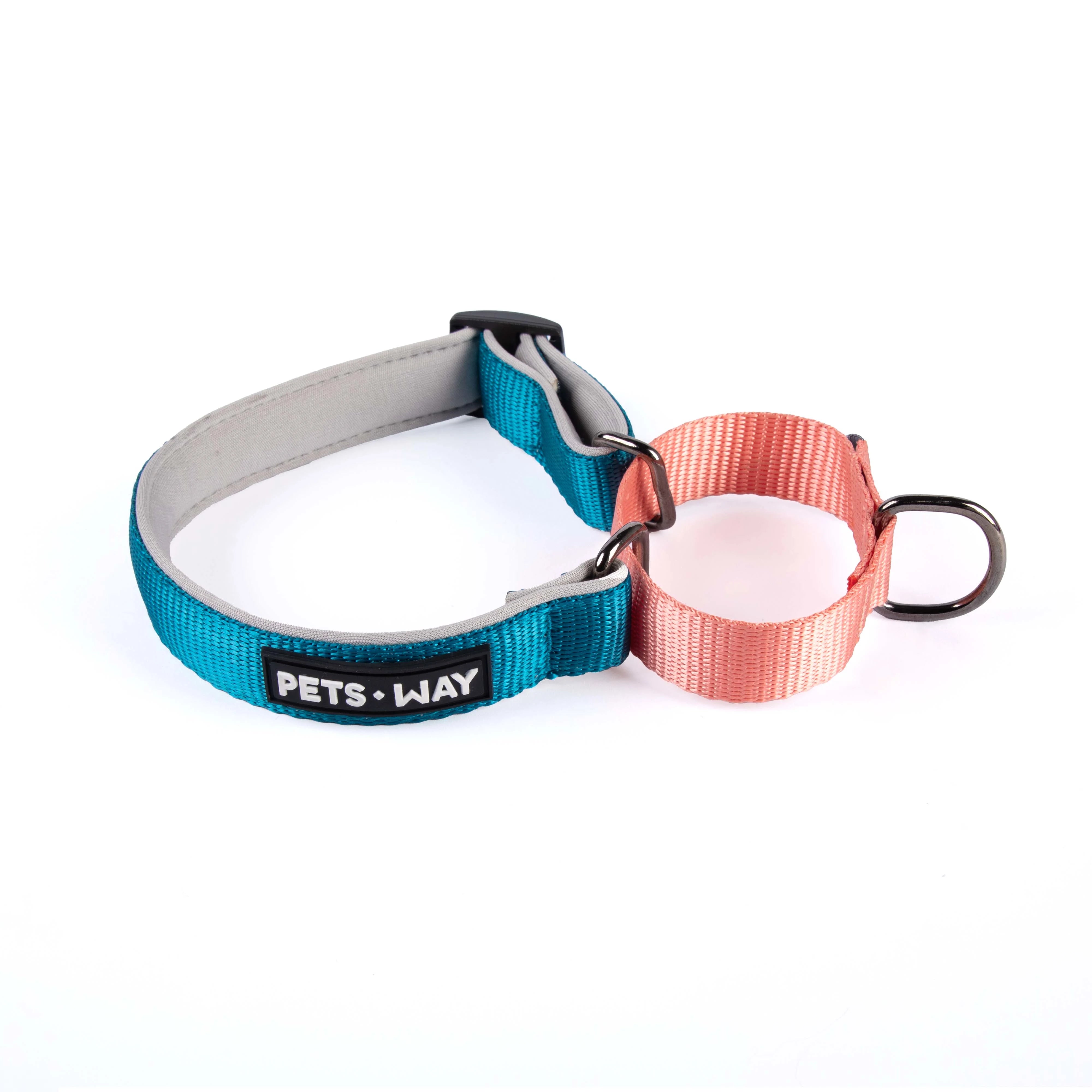 Emerald & Peach - Maritangle Dog collar
