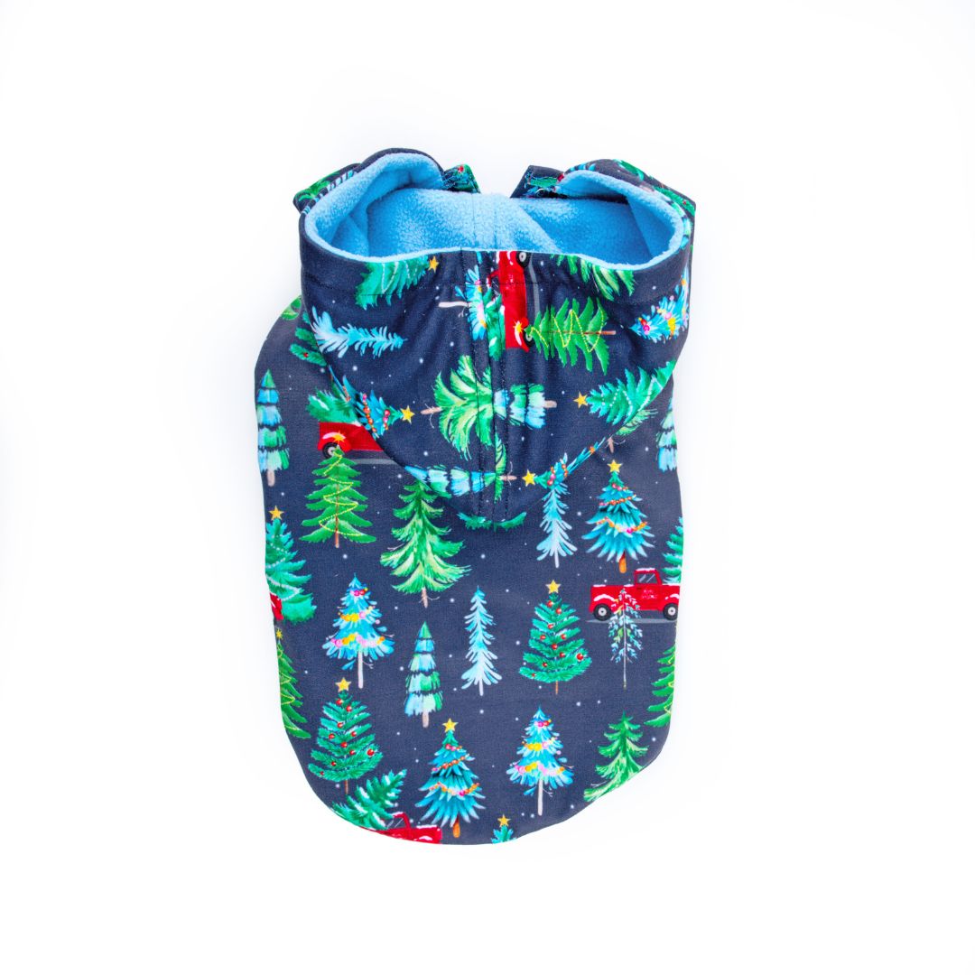 Back of Mistletoe Hoodie Petsway