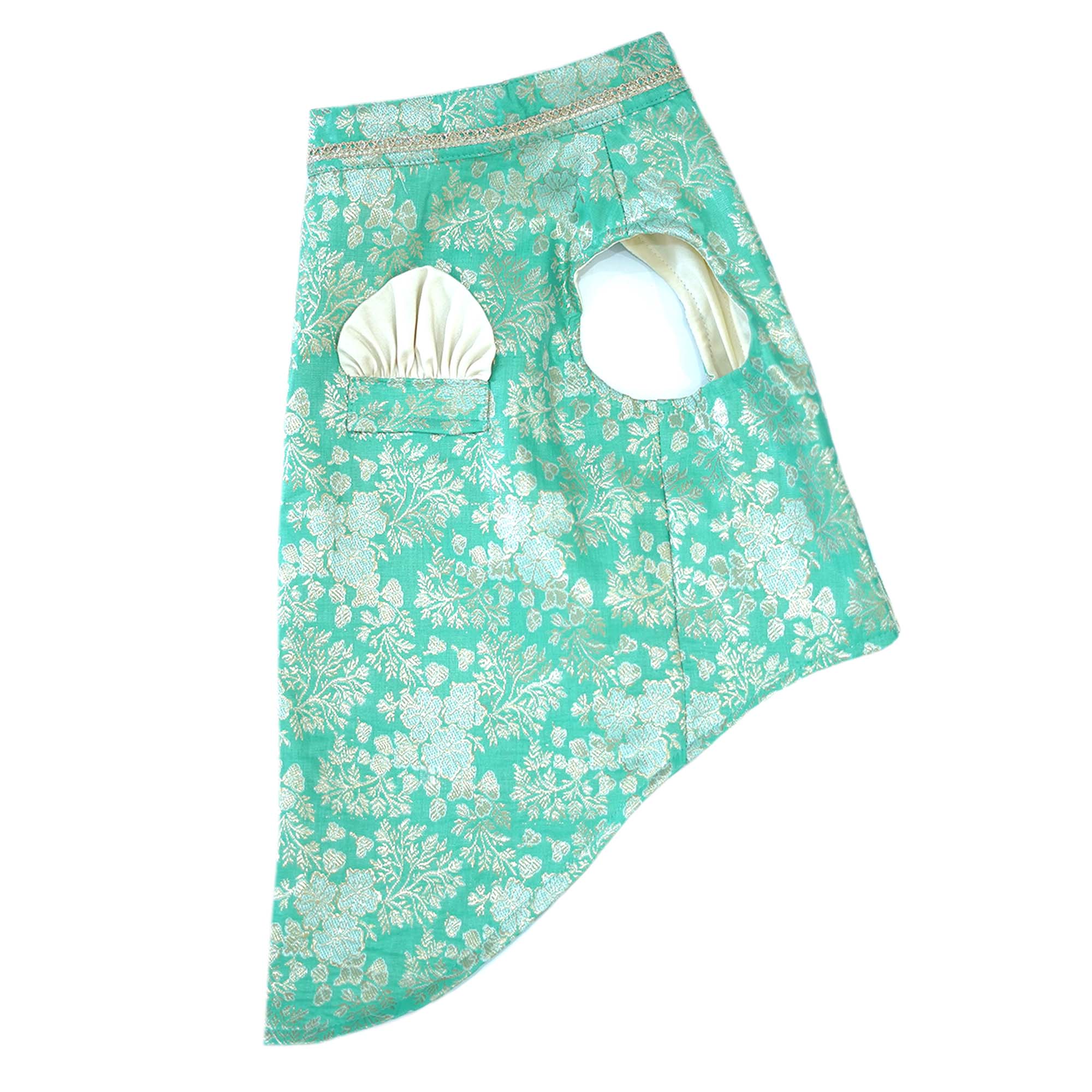 Nawab - Teal Dog kurta