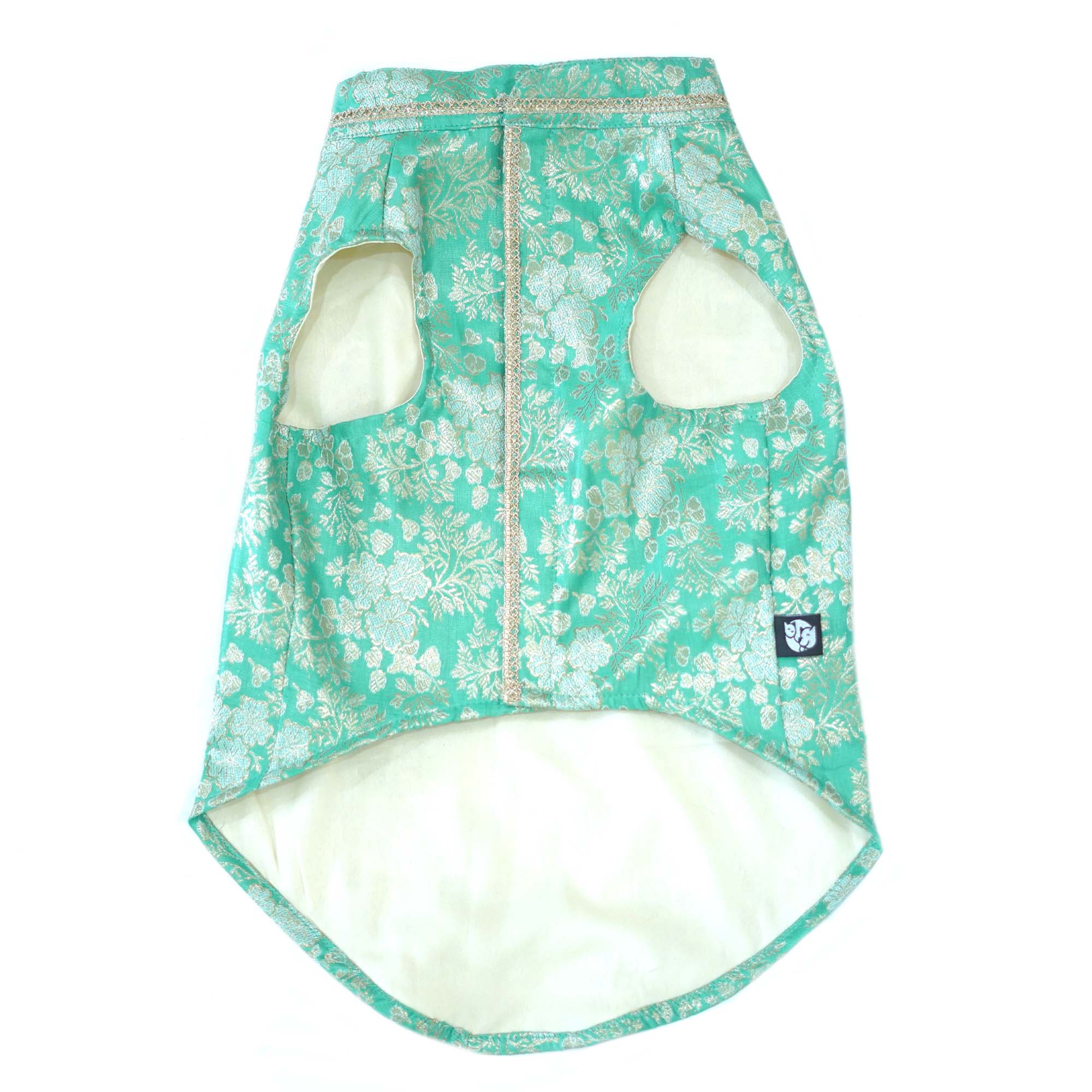 Nawab - Teal Dog kurta