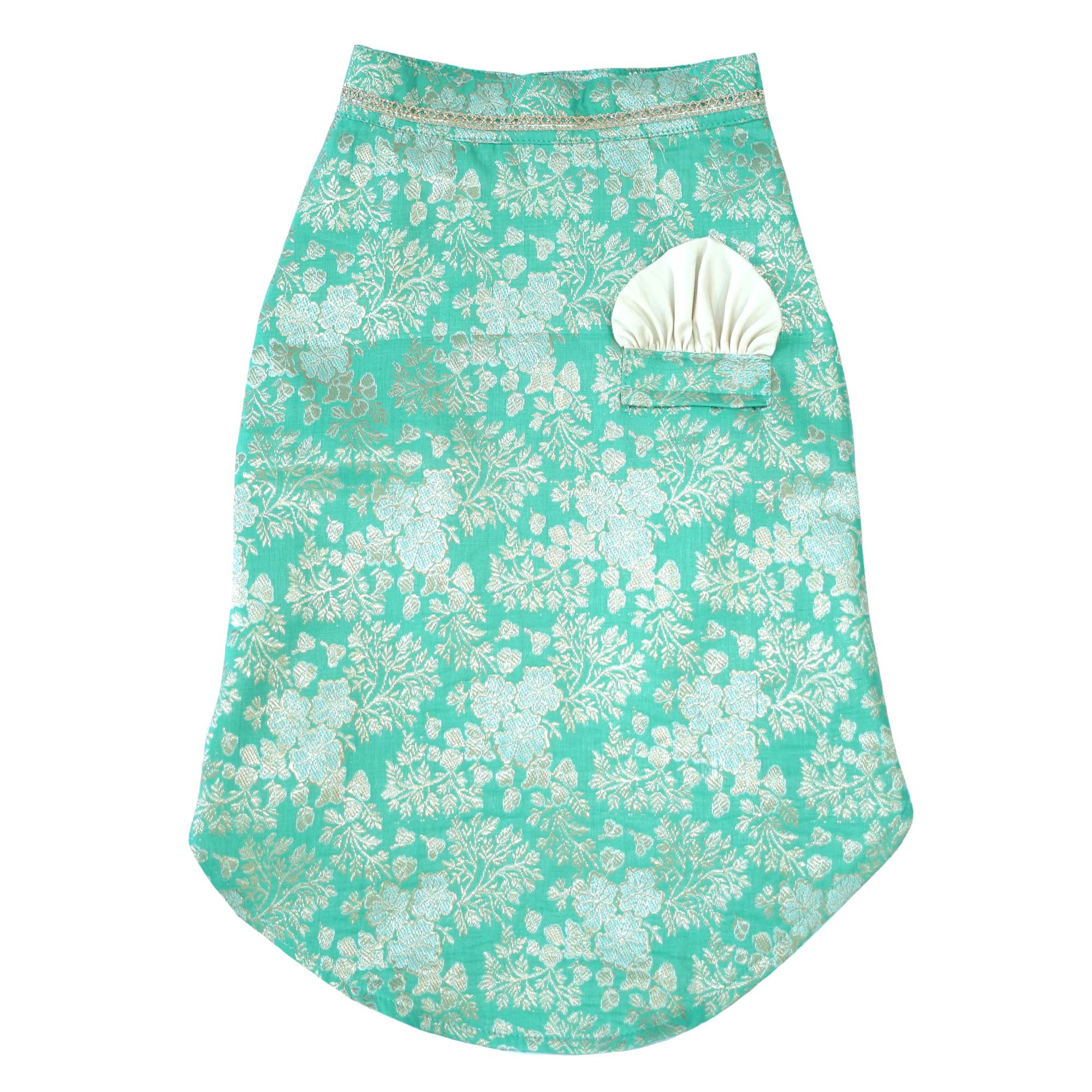 Nawab - Teal Dog kurta
