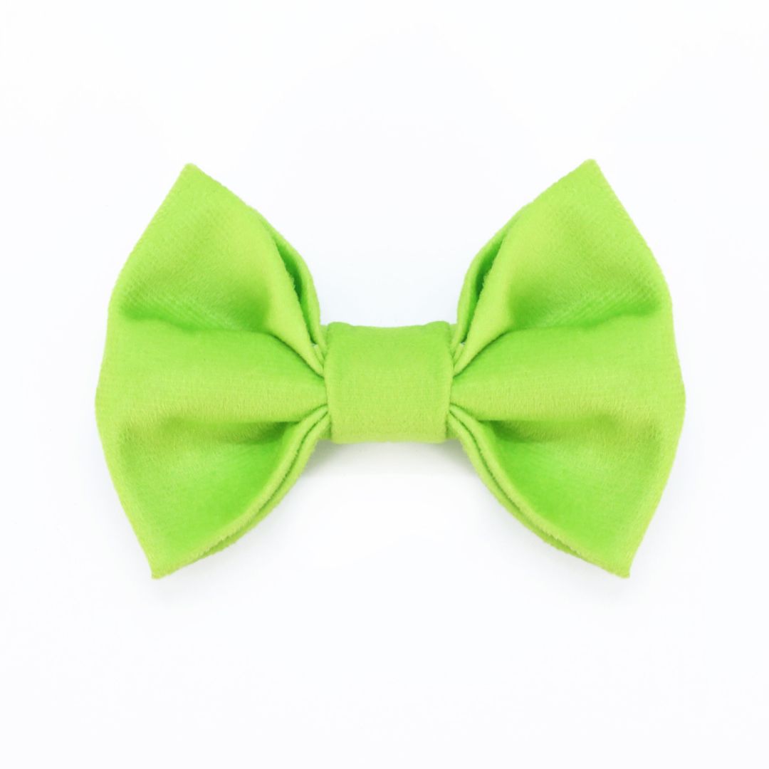 Neon Luxury Velvet Bow Tie-petsway