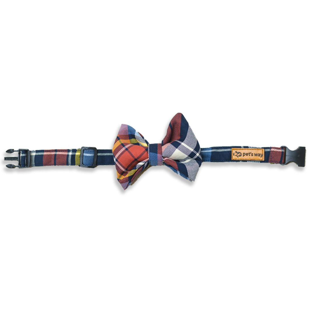 front of Norway Checks Bow Tie-petsway