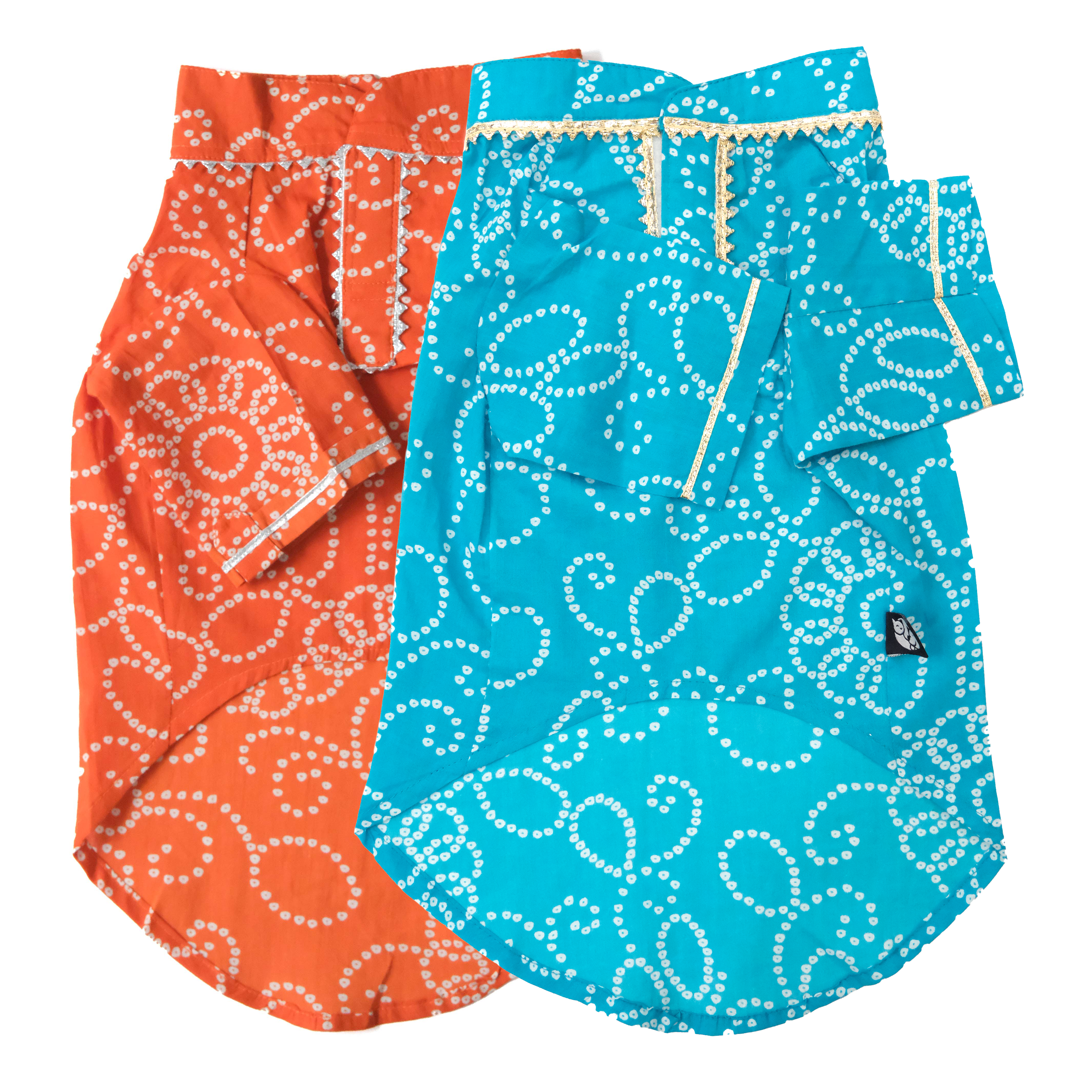 Bandhani Duo- Dog Kurta Combo