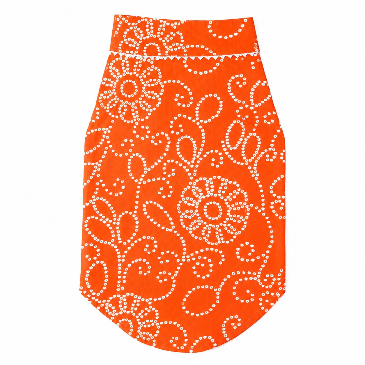 Bandhani - Orange Dog kurta